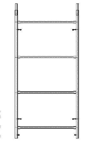 Andaime 2,00m x 2,00m x 1,00m